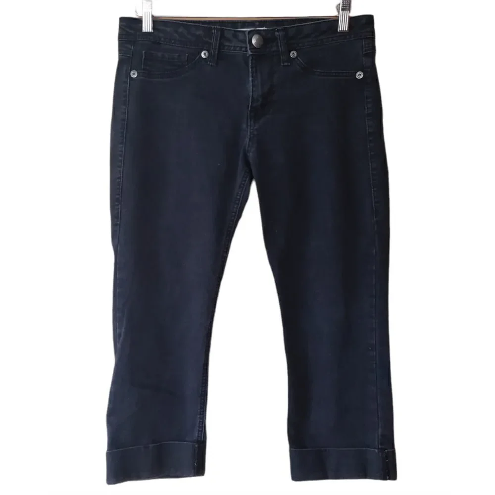 No Boundaries Stretch Denim Cropped Jeans 22" Inseam 5 Pocket - Picture 1 of 8